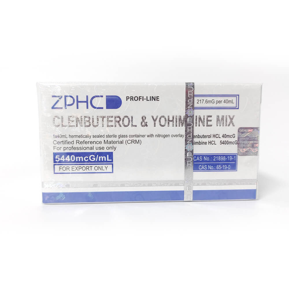 clenbuterol & yohimbine mix — zphc (40 ml multidose vial, 5440 mcg/ml) clenbuterol & yohimbine mix — zphc (40 ml multidose vial, 5440 mcg/ml)