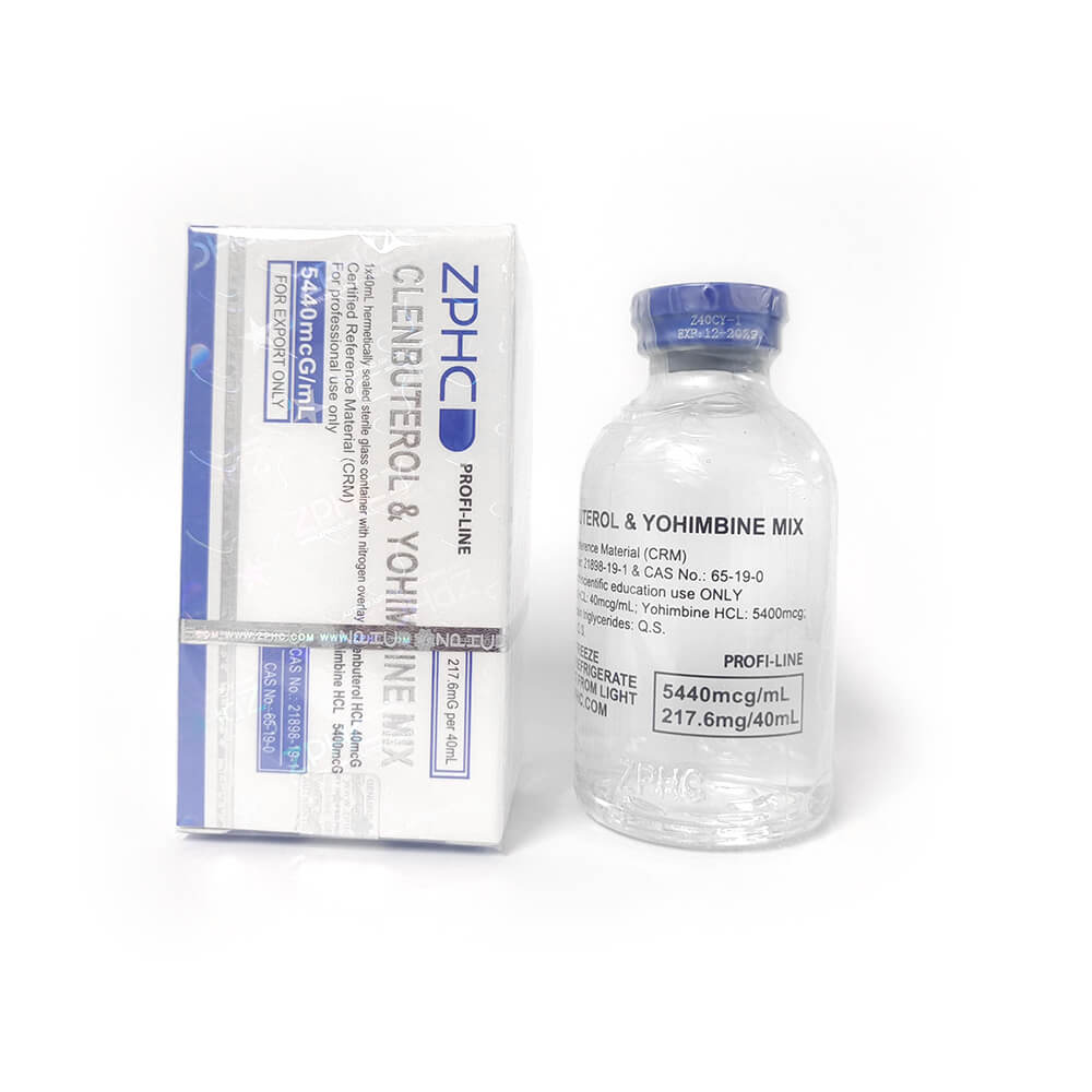 clenbuterol & yohimbine mix — zphc (40 ml multidose vial, 5440 mcg/ml) clenbuterol & yohimbine mix — zphc (40 ml multidose vial, 5440 mcg/ml)