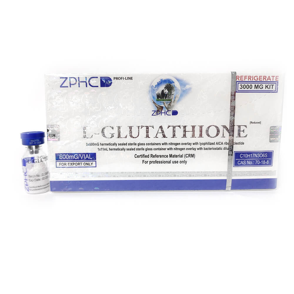l glutathione zphc – 3000 mg kit (5×600 mg vials + diluent) l glutathione zphc – 3000 mg kit (5×600 mg vials + diluent)
